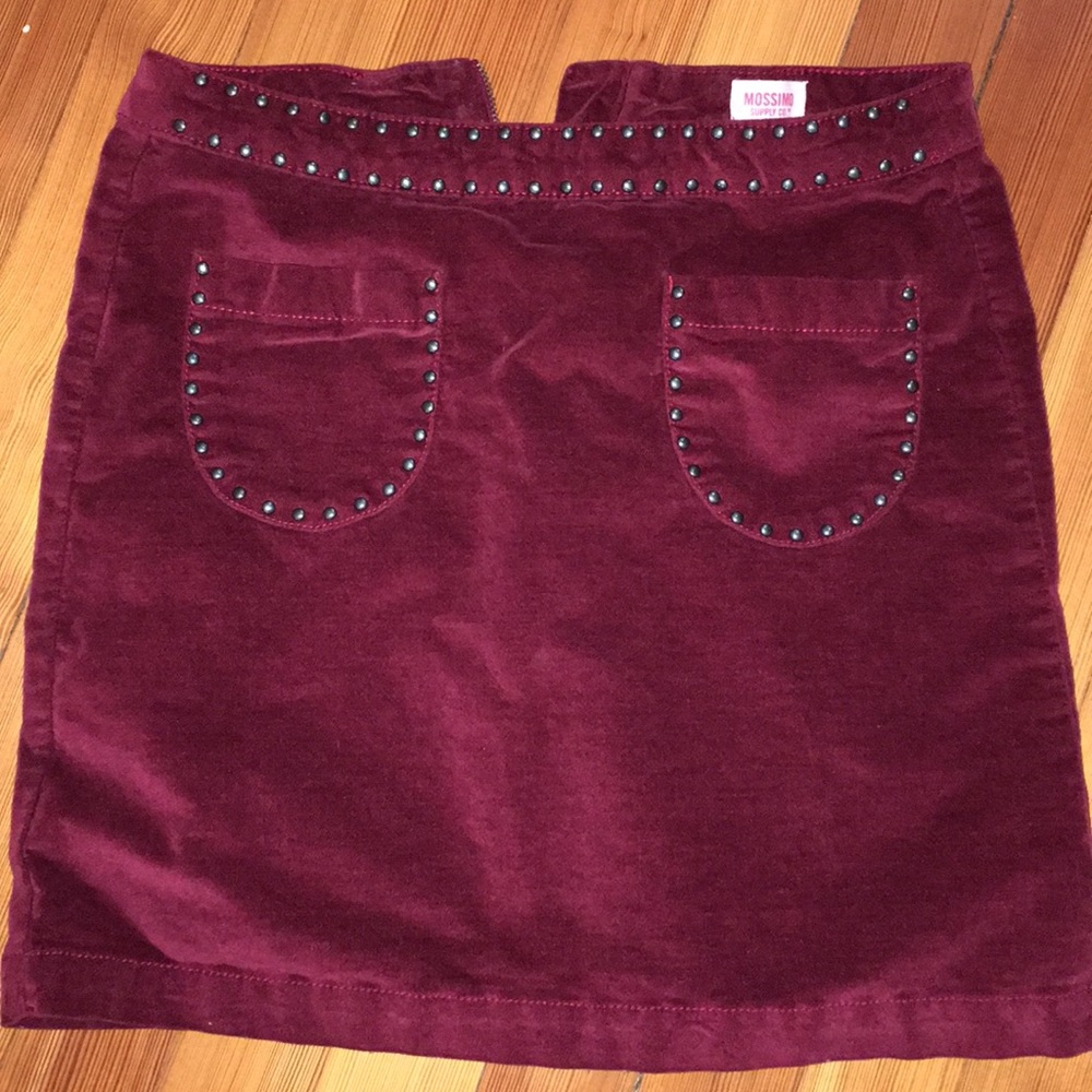 red velvet skirt from Target